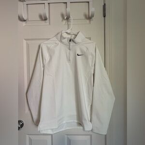 Mens Nike Repel Dri-Fit ADV Vapor 1/4 Zip Golf Top Long Sleeve White Size Small